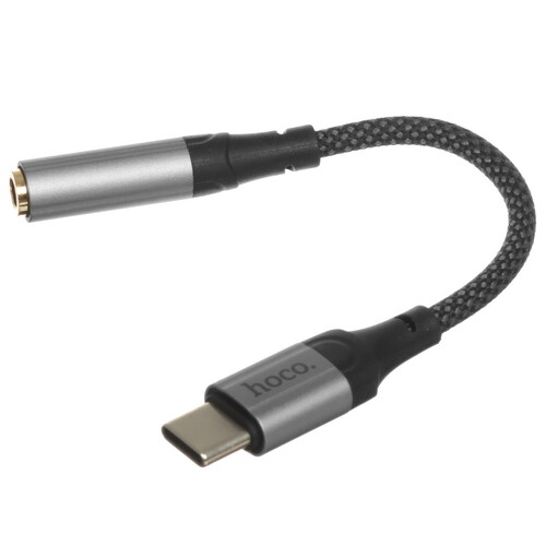 Купить Кабель   Hoco USB Type-C - jack 3.5 мм черный  5474910. Характеристики, отзывы и цены в Донецке