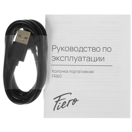 Купить Портативная колонка Fiero Wide 60, черный  5403846. Характеристики, отзывы и цены в Донецке