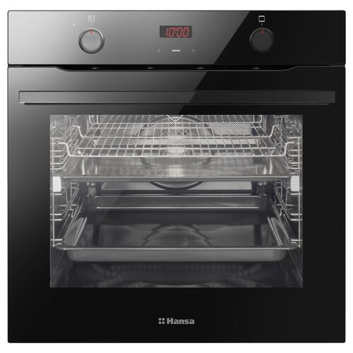 Купить Электрический духовой шкаф Hansa BOES684097 черный  9127462. Характеристики, отзывы и цены в Донецке