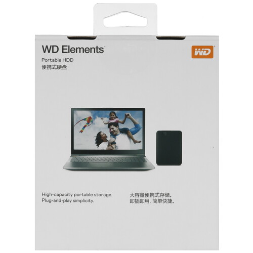 Купить 1 ТБ Внешний HDD WD Elements Portable  5433290. Характеристики, отзывы и цены в Донецке
