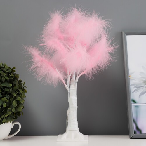 Купить Ночник RISALUX Перья розовый  9172386. Характеристики, отзывы и цены в Донецке