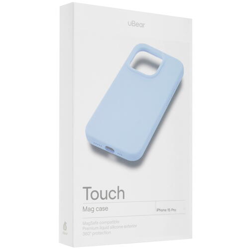 Купить Накладка  uBear Touch Mag Case для Apple iPhone 15 Pro голубой  5460635. Характеристики, отзывы и цены в Донецке