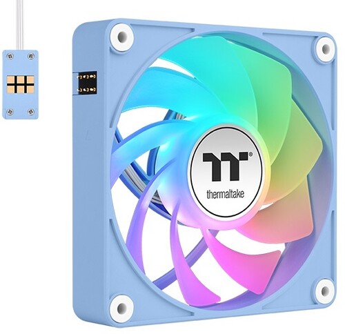 Купить Комплект реверсных вентиляторов Thermaltake CT140 EX Reverse ARGB Sync Hydrangea Blue [CL-F199-PL14BU-A]  5462322. Характеристики, отзывы и цены в Донецке