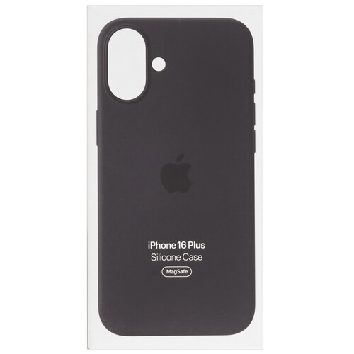 Купить Накладка  Apple Silicone Case для Apple iPhone 16 Plus черный  5492895. Характеристики, отзывы и цены в Донецке