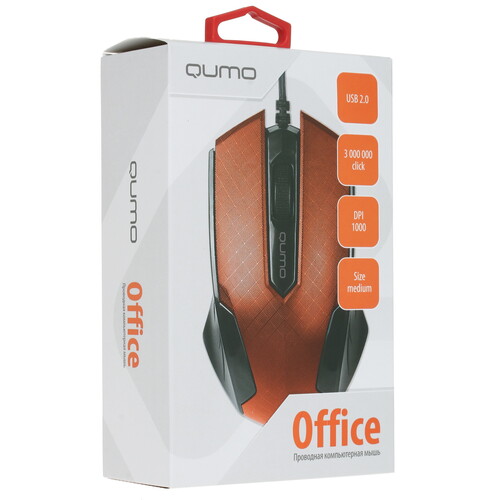 Купить Мышь проводная QUMO Office M14  1365053. Характеристики, отзывы и цены в Донецке