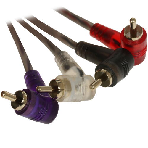 Купить Кабель   Ural RCA x4 - RCA x4 черный  5331737. Характеристики, отзывы и цены в Донецке