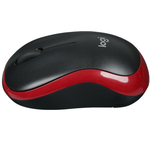 Купить Мышь беспроводная Logitech M186 [910-004133] красный  5053840. Характеристики, отзывы и цены в Донецке