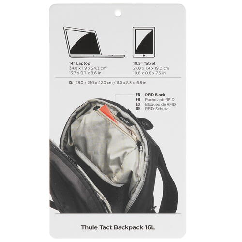Купить Рюкзак Thule Tact Backpack черный  9078634. Характеристики, отзывы и цены в Донецке