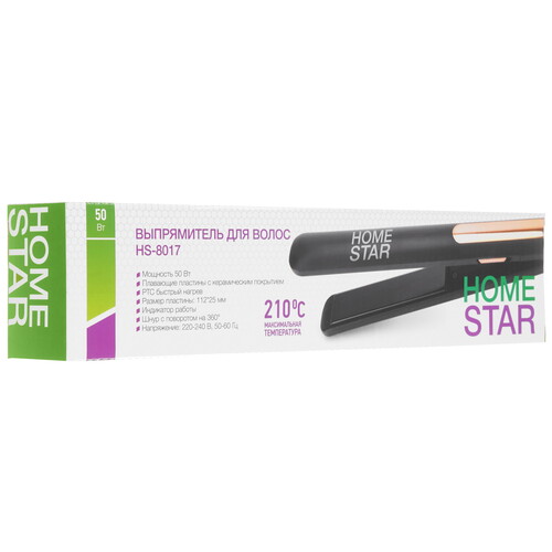 Купить Выпрямитель для волос Homestar HS-8017  9147878. Характеристики, отзывы и цены в Донецке