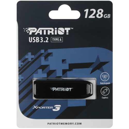 Купить Память USB Flash 128 ГБ Patriot Xporter 3 [PSF128GX3B3U]  5453021. Характеристики, отзывы и цены в Донецке