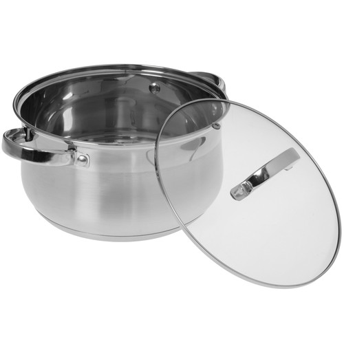Купить Кастрюля Appetite Elisa JL03453 4.5 л 22 см серебристый  9294700. Характеристики, отзывы и цены в Донецке