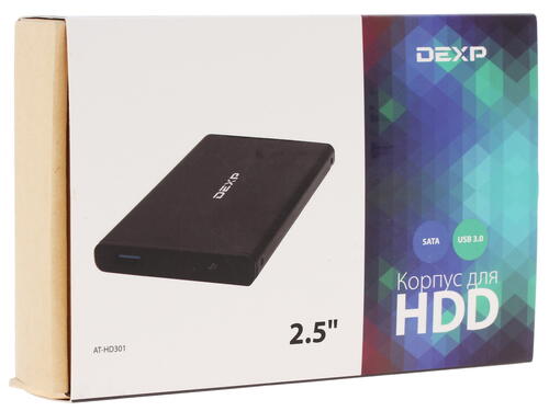 Купить 2.5" Внешний бокс DEXP AT-HD301  1043591. Характеристики, отзывы и цены в Донецке