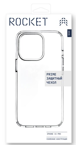 Купить Накладка  Rocket Prime для Apple iPhone 15 Pro прозрачный  5464406. Характеристики, отзывы и цены в Донецке