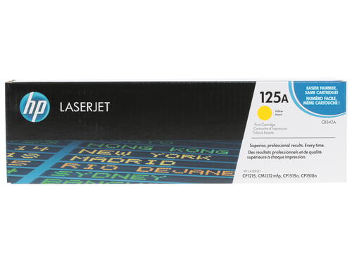 Купить Картридж лазерный HP 125A (CB542A) желтый, с чипом  0107731. Характеристики, отзывы и цены в Донецке