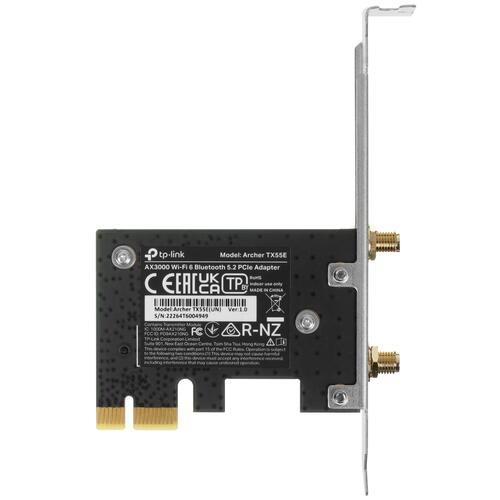Купить Wi-Fi адаптер + Bluetooth TP-LINK Archer TX55E  5045475. Характеристики, отзывы и цены в Донецке