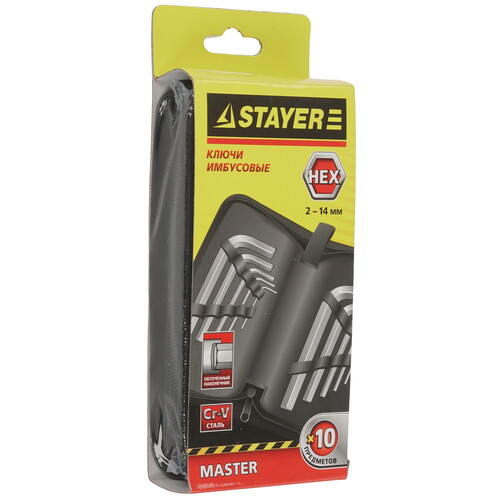 Купить Набор ключей STAYER 2740-H10_z01  9109006. Характеристики, отзывы и цены в Донецке
