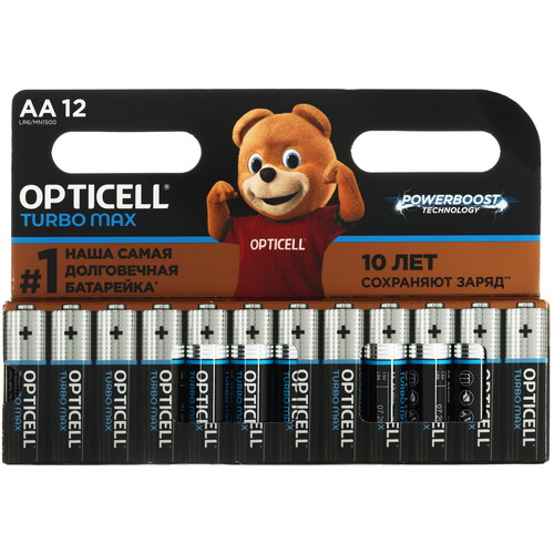 Купить Батарейка Opticell Turbo Max AA (LR6/ER14505/FR6/R6P)  5642142. Характеристики, отзывы и цены в Донецке