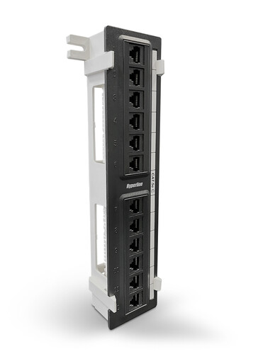 Купить Патч-панель Hyperline PPW-12-8P8C-C5e  5480854. Характеристики, отзывы и цены в Донецке