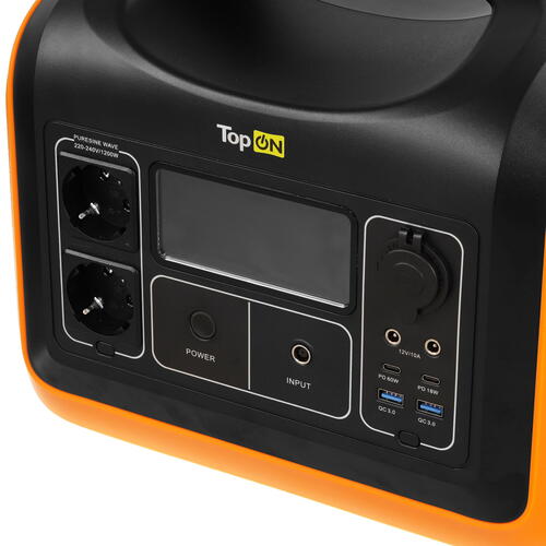 Купить Портативная зарядная станция TopON TOP-X1200 оранжевый  5417261. Характеристики, отзывы и цены в Донецке