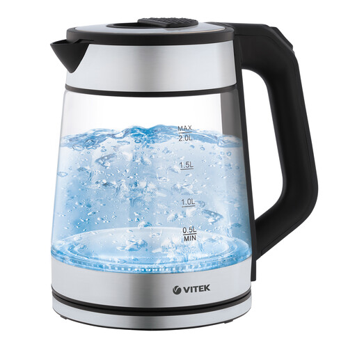 Купить Электрочайник Vitek VT-1176 черный  5617446. Характеристики, отзывы и цены в Донецке