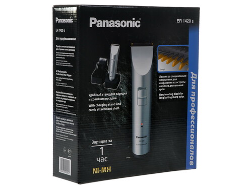 Купить Машинка для стрижки Panasonic ER1420 серебристый/черный  0146000. Характеристики, отзывы и цены в Донецке