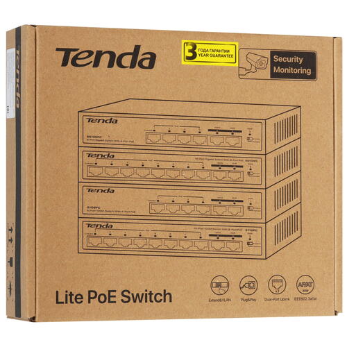 Купить Коммутатор Tenda S106PC  9114619. Характеристики, отзывы и цены в Донецке