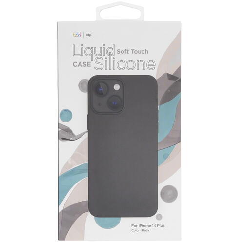 Купить Накладка  VLP Liquid Silicone Case для Apple iPhone 14 Plus черный  5069642. Характеристики, отзывы и цены в Донецке