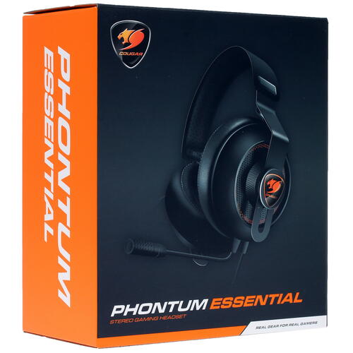 Купить Проводные наушники COUGAR PHONTUM ESSENTIAL черный 2019  1308836. Характеристики, отзывы и цены в Донецке