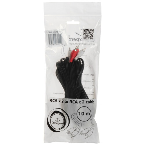 Купить Кабель   Cablexpert 2RCA - 2RCA черный  5630976. Характеристики, отзывы и цены в Донецке
