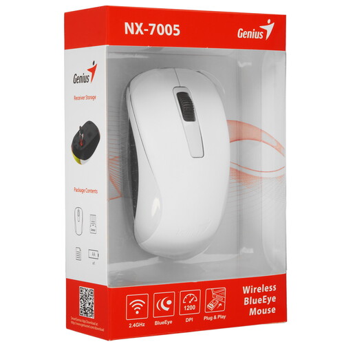 Купить Мышь беспроводная Genius NX-7005  9140265. Характеристики, отзывы и цены в Донецке