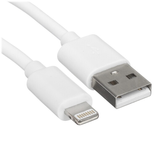 Купить Кабель круглый KingPrice Lightning 8-pin - USB 2.0 Type-A белый 2 м  5608656. Характеристики, отзывы и цены в Донецке