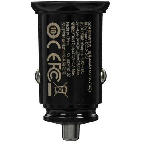 Купить Автомобильное ЗУ Baseus Dual QC черный  5474694. Характеристики, отзывы и цены в Донецке