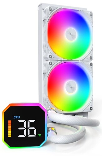 Купить Система охлаждения Montech HyperFlow Digital 240  белая  5633180. Характеристики, отзывы и цены в Донецке