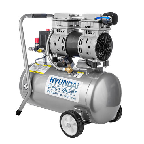 Купить Компрессор поршневой безмасляный Hyundai HYC 18224LMS  9098657. Характеристики, отзывы и цены в Донецке