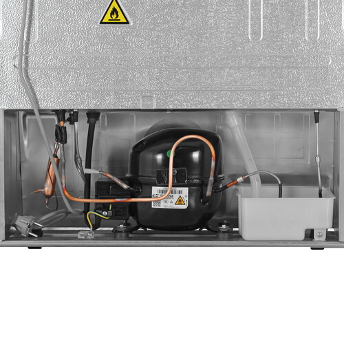 Купить Холодильник с морозильником   Aceline В37ВHR серебристый  9248255. Характеристики, отзывы и цены в Донецке