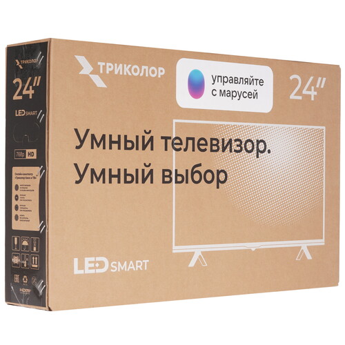 Купить 24" (61 см) Телевизор Триколор P24HH302 черный  9279803. Характеристики, отзывы и цены в Донецке