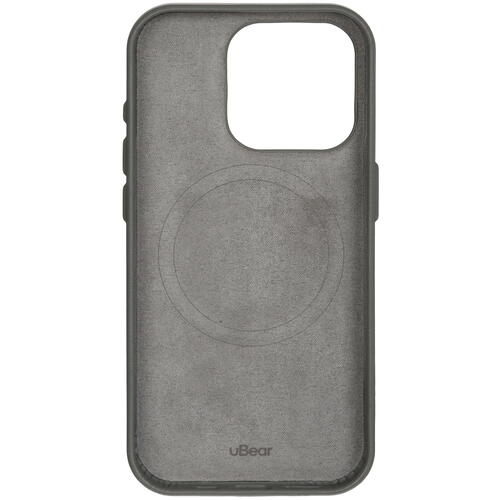 Купить Накладка  uBear Capital Leather Case для Apple iPhone 15 Pro серый  5460644. Характеристики, отзывы и цены в Донецке