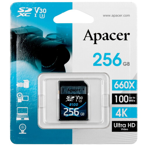 Купить Карта памяти Apacer SDXC 256 ГБ  5456934. Характеристики, отзывы и цены в Донецке