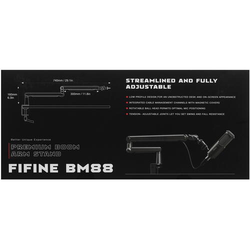 Купить Микрофонная стойка Fifine BM88  5418835. Характеристики, отзывы и цены в Донецке