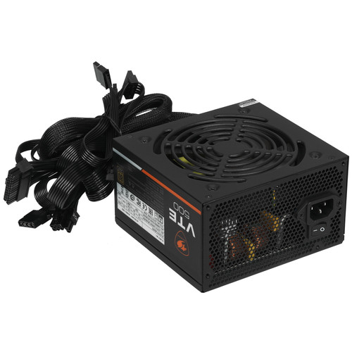Купить Блок питания Cougar VTE 500W V2 [CGR BS-500R] черный  5455161. Характеристики, отзывы и цены в Донецке