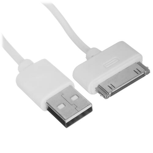 Купить Кабель круглый FinePower 30-pin Apple - USB 2.0 Type-A белый 1 м  4834161. Характеристики, отзывы и цены в Донецке