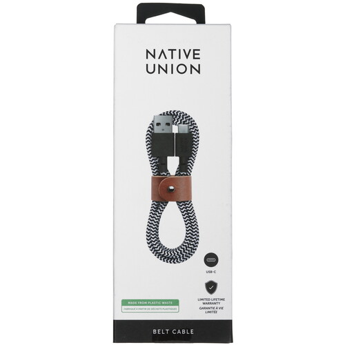 Купить Кабель круглый Native Union USB Type-C - USB 2.0 Type-A серый 1.2 м  5466065. Характеристики, отзывы и цены в Донецке