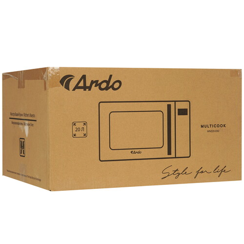 Купить Микроволновая печь Ardo MNZ20-EB2 черный  9283736. Характеристики, отзывы и цены в Донецке