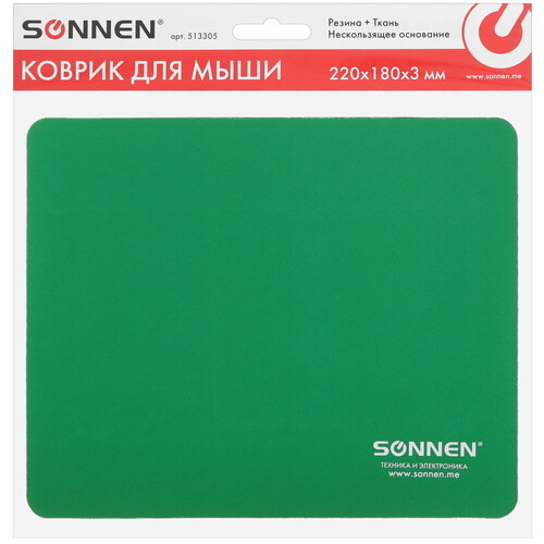 Купить Коврик SONNEN "GREEN"  зеленый  9213043. Характеристики, отзывы и цены в Донецке
