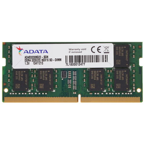 Купить Оперативная память SODIMM ADATA [AD4S32008G22-SGN] 8 ГБ  4772638. Характеристики, отзывы и цены в Донецке