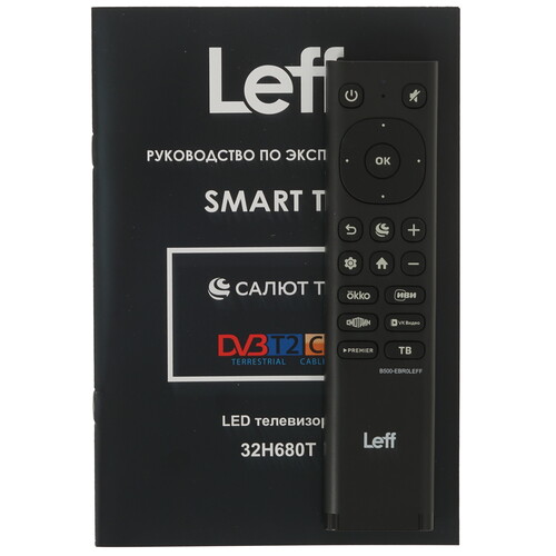 Купить 31.5" (80 см) Телевизор Leff 32H680T черный  9229057. Характеристики, отзывы и цены в Донецке