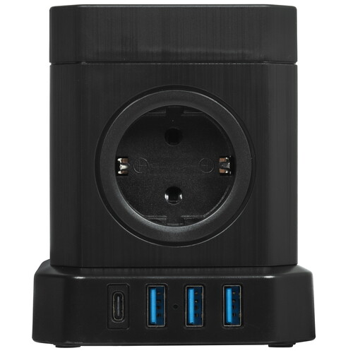 Купить Сетевой фильтр AGNI TP-VE4U5E-C-W черный  9289290. Характеристики, отзывы и цены в Донецке