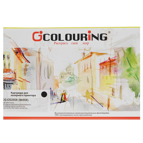 Купить Картридж лазерный Colouring CG-CE255X/724H черный  1377664. Характеристики, отзывы и цены в Донецке