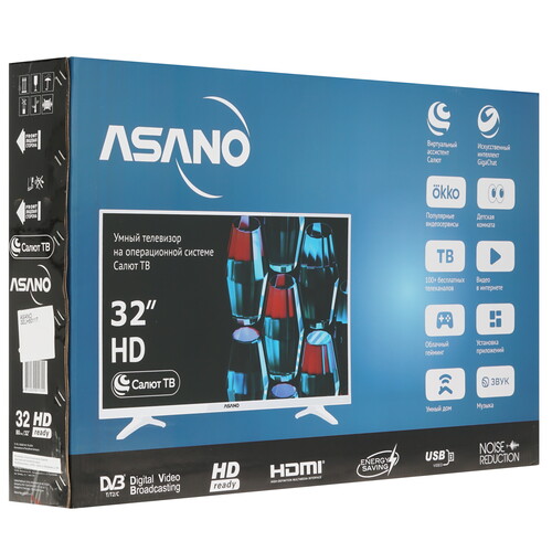 Купить 31.5" (80 см) Телевизор Asano 32LH5011T белый  9225866. Характеристики, отзывы и цены в Донецке