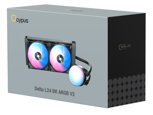 Купить Система охлаждения Ocypus Delta L24 ARGB V2 черная  5620109. Характеристики, отзывы и цены в Донецке